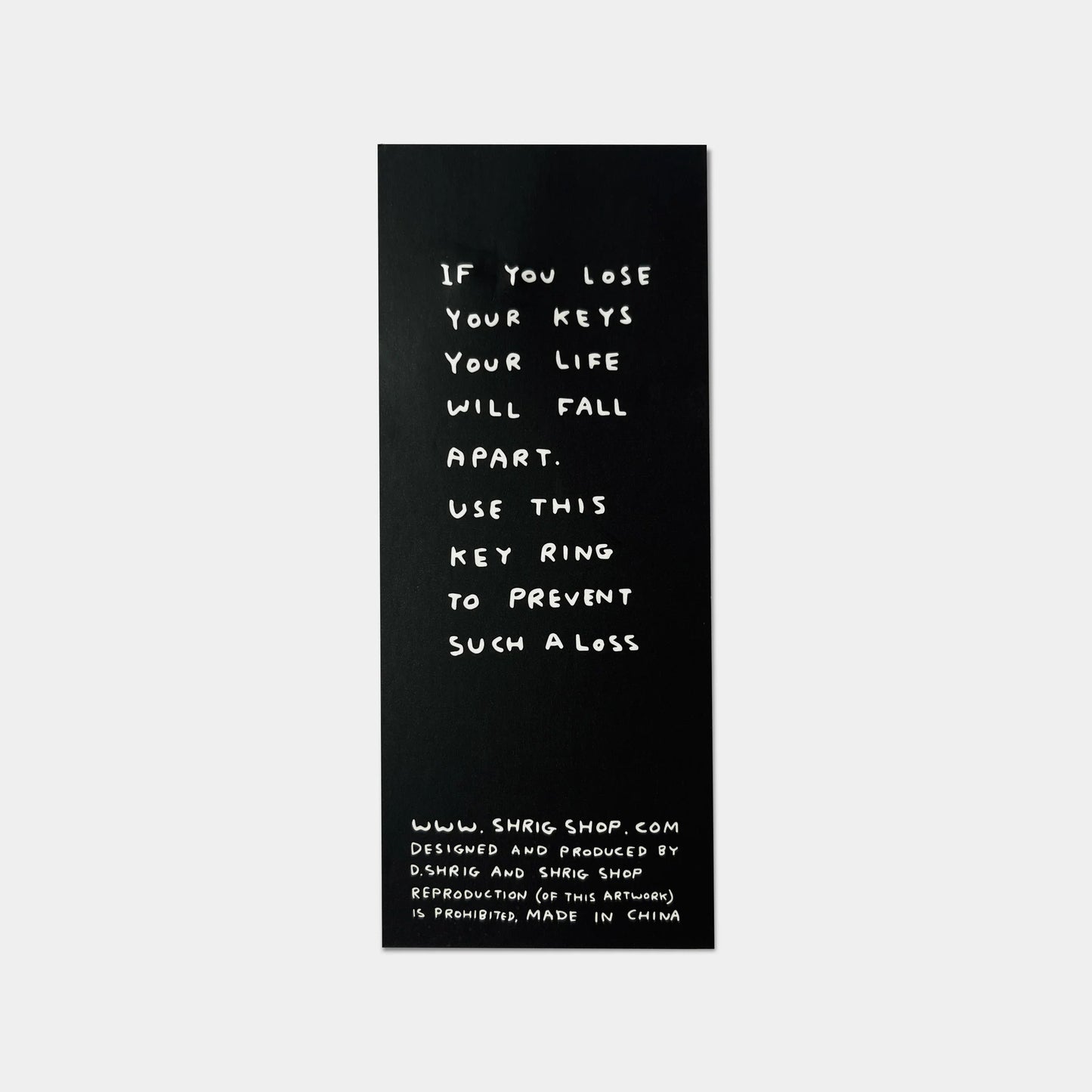 David Shrigley: Crocodile Keyring