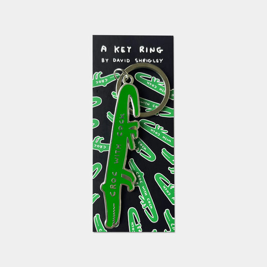 David Shrigley: Crocodile Keyring
