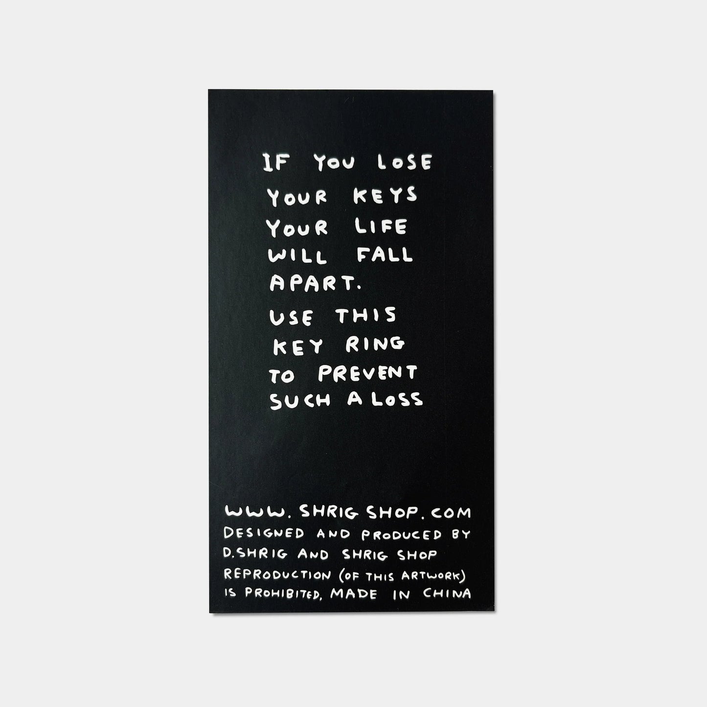 David Shrigley: Everything Is Good Keyring