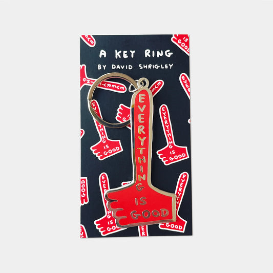David Shrigley: Everything Is Good Keyring
