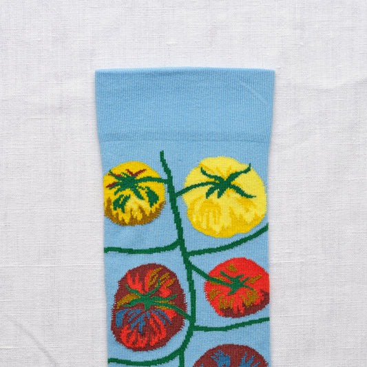 Azure Tomato Socks