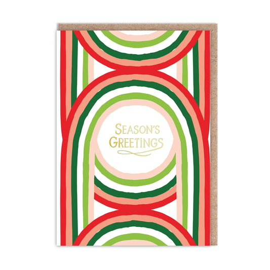 Festive Patterns Box Christmas Cards