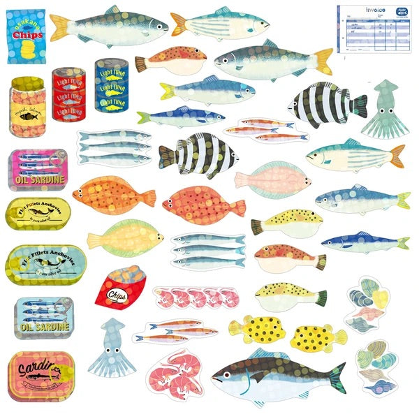Mini Fish Sticker Box