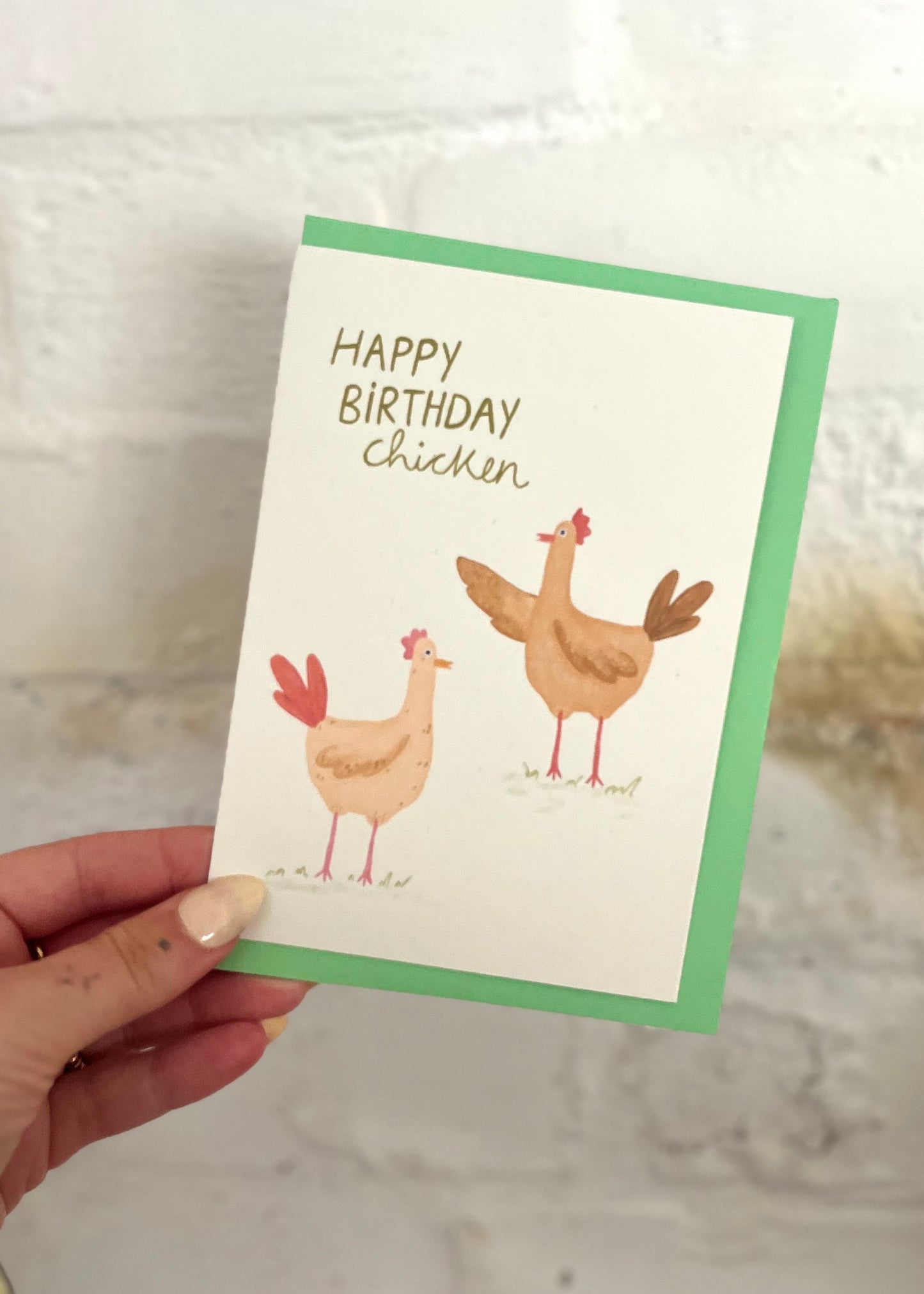 Birthday Chickens Card