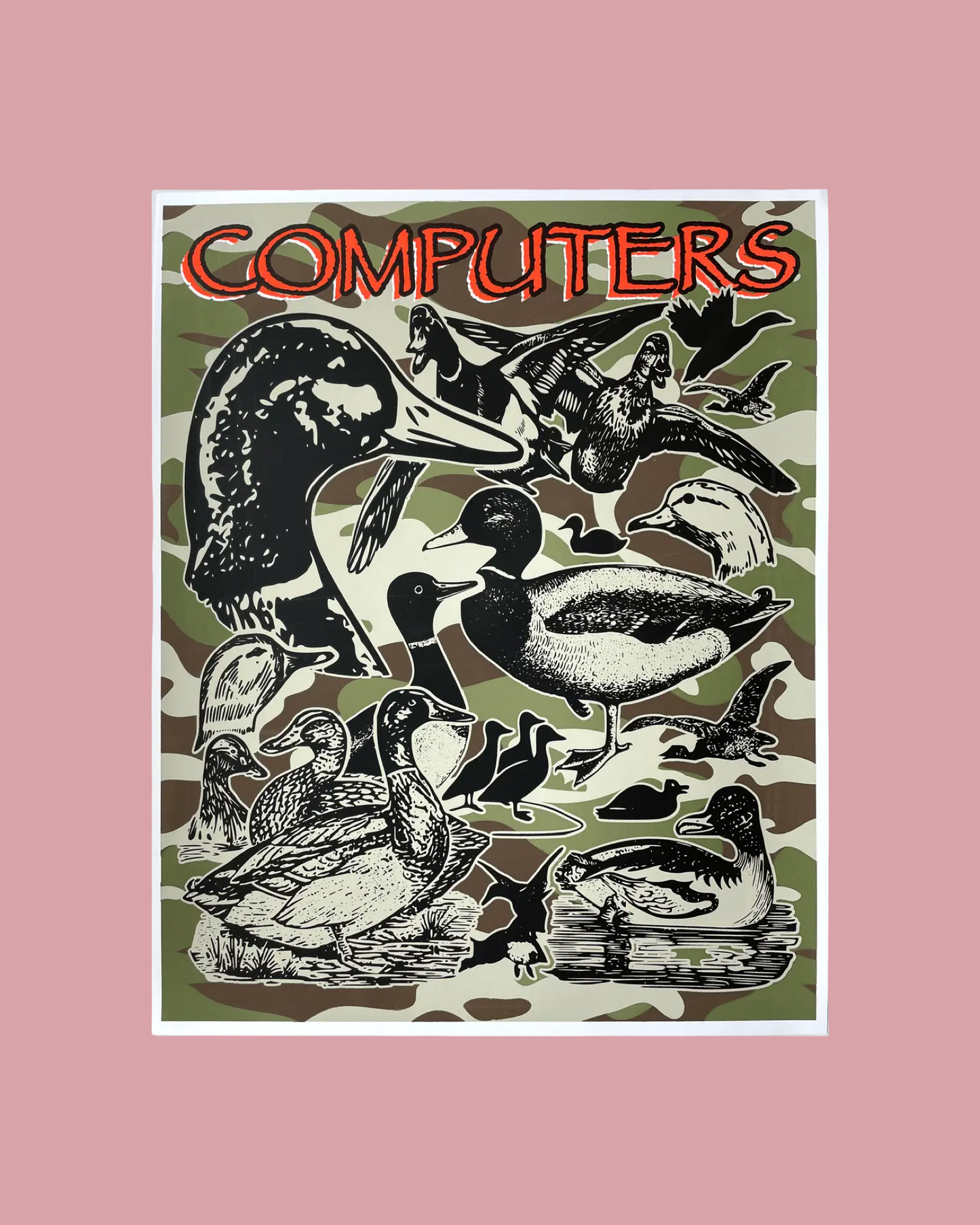 "Computers" Limited Edition Camo Poster
