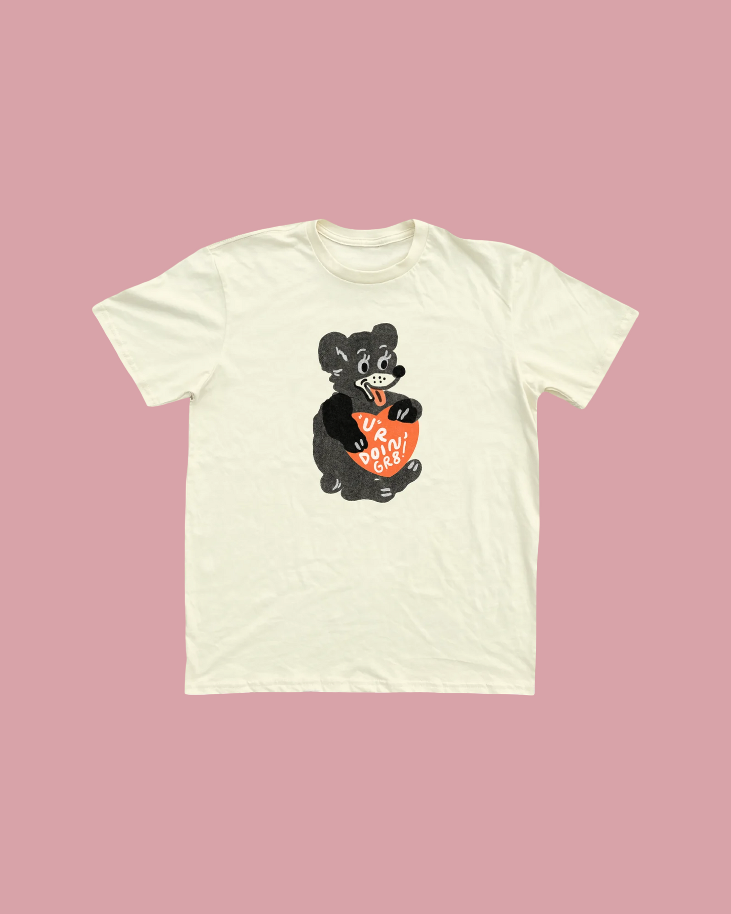 Bear With Me Unisex Tee - Cream