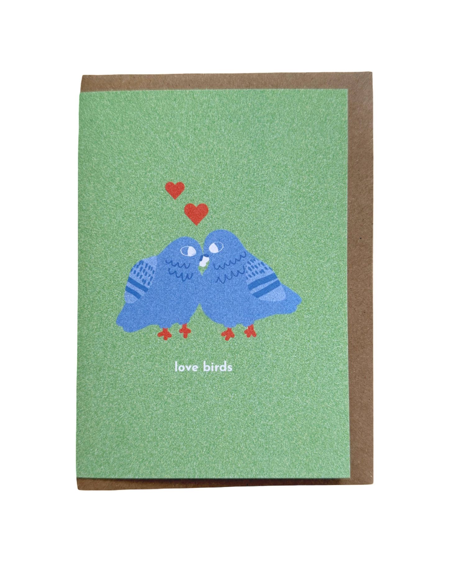 Love Birds Greetings Card