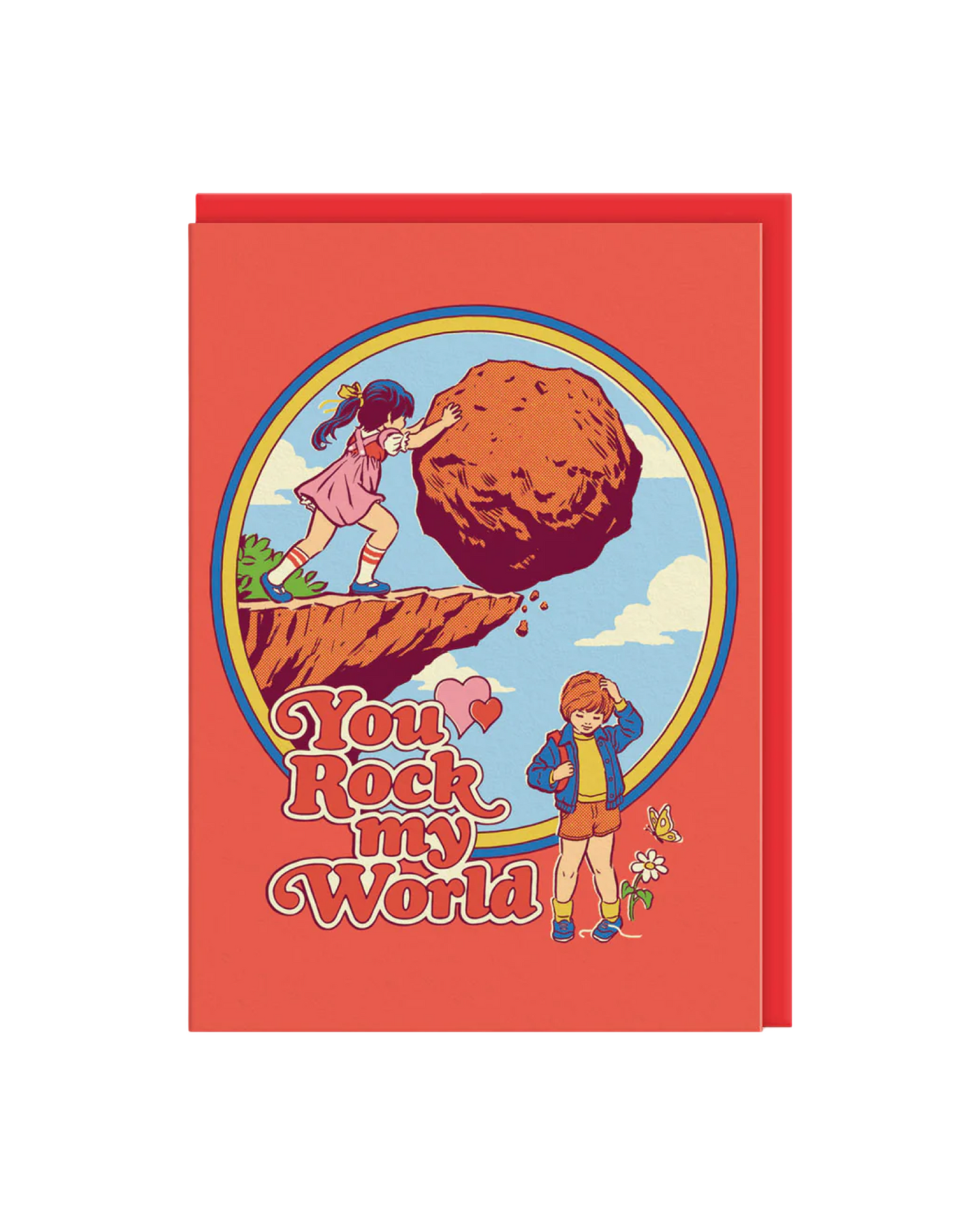 You Rock My World Greetings Card