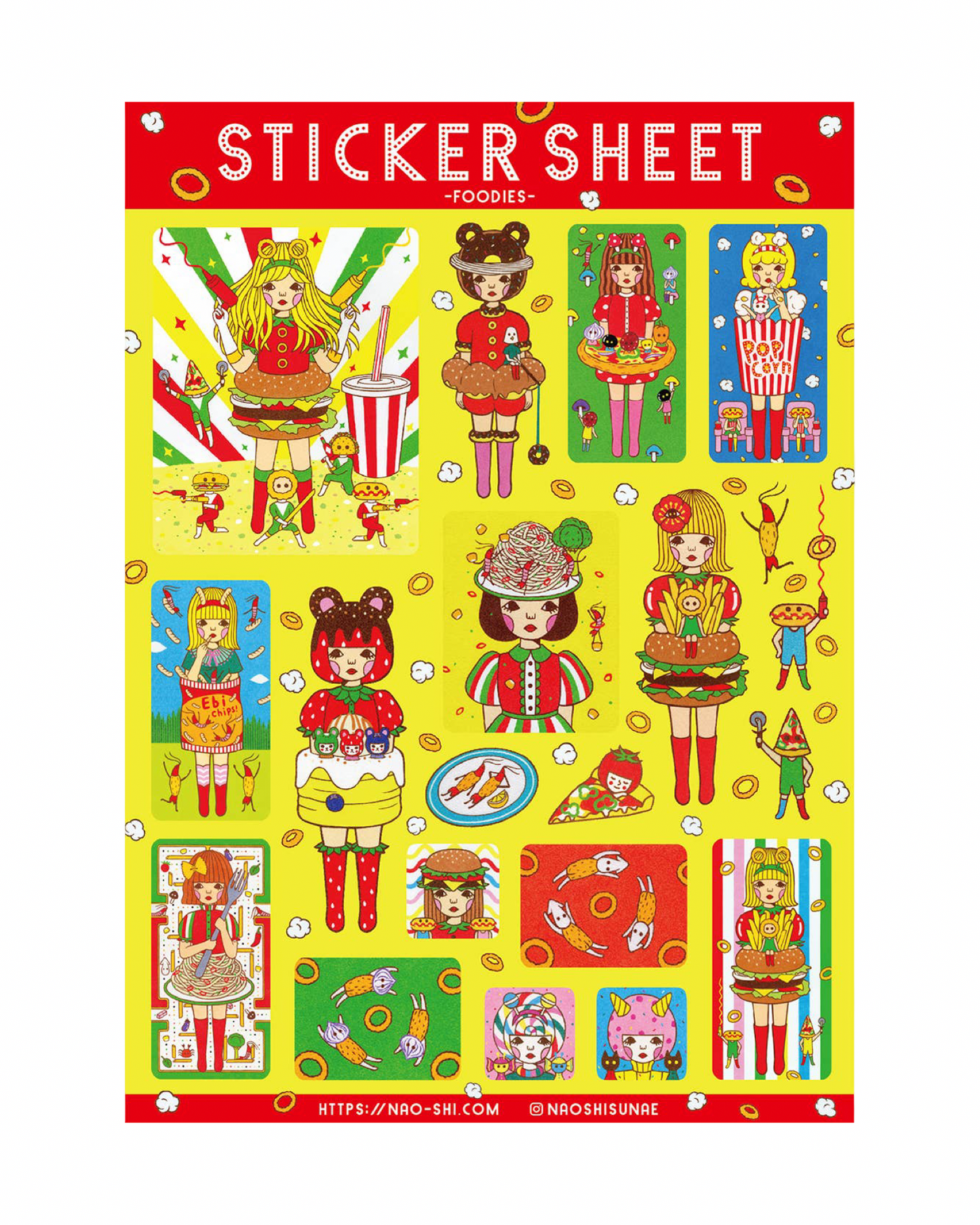 Foodies Sticker Sheet