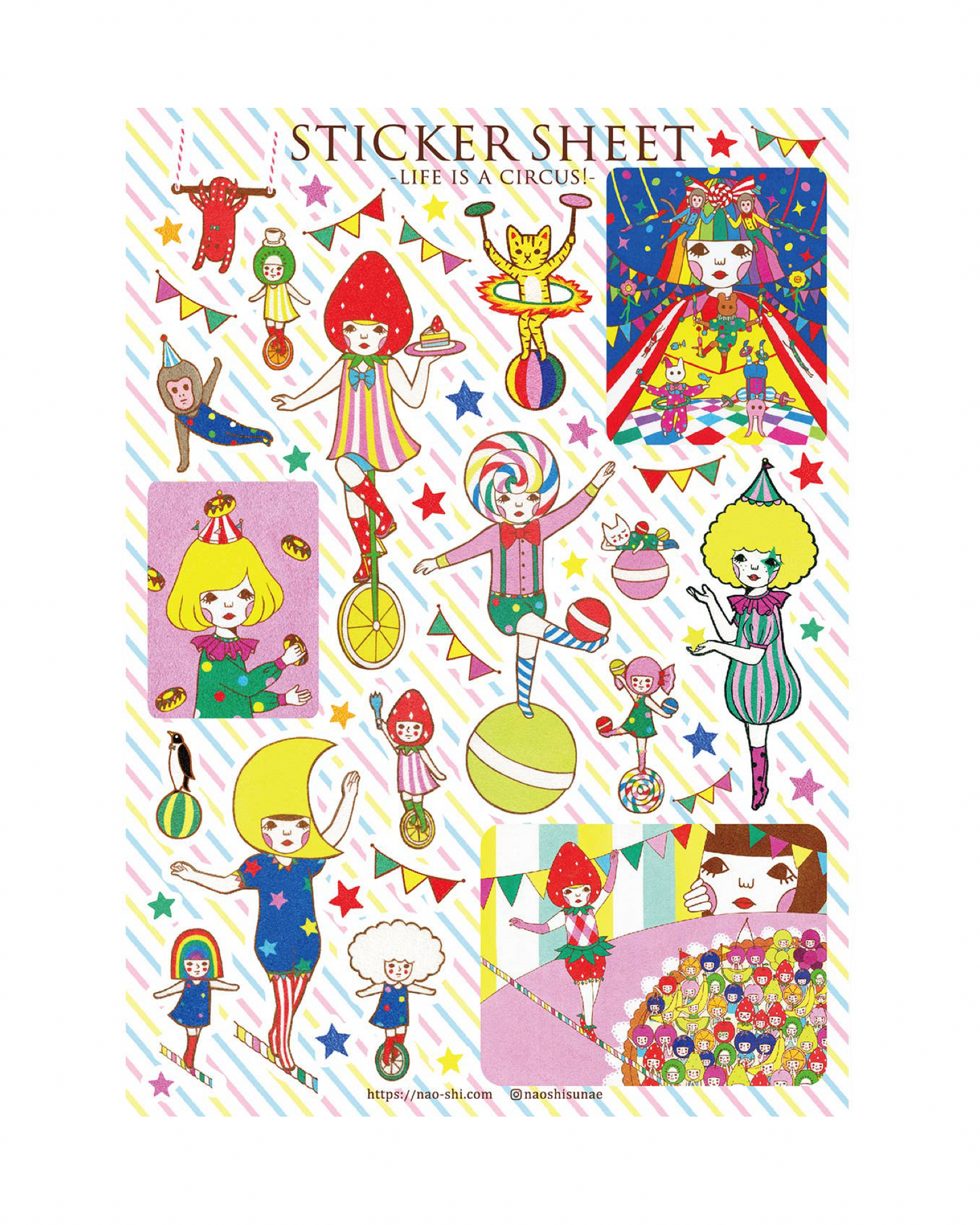 Life is a Circus! Sticker Sheet