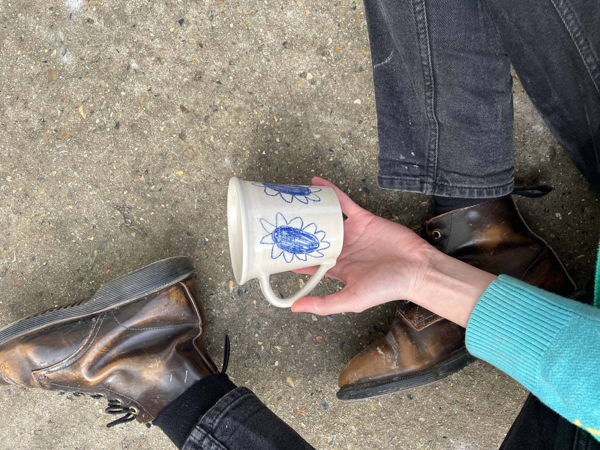 Pencil Daisy Mug