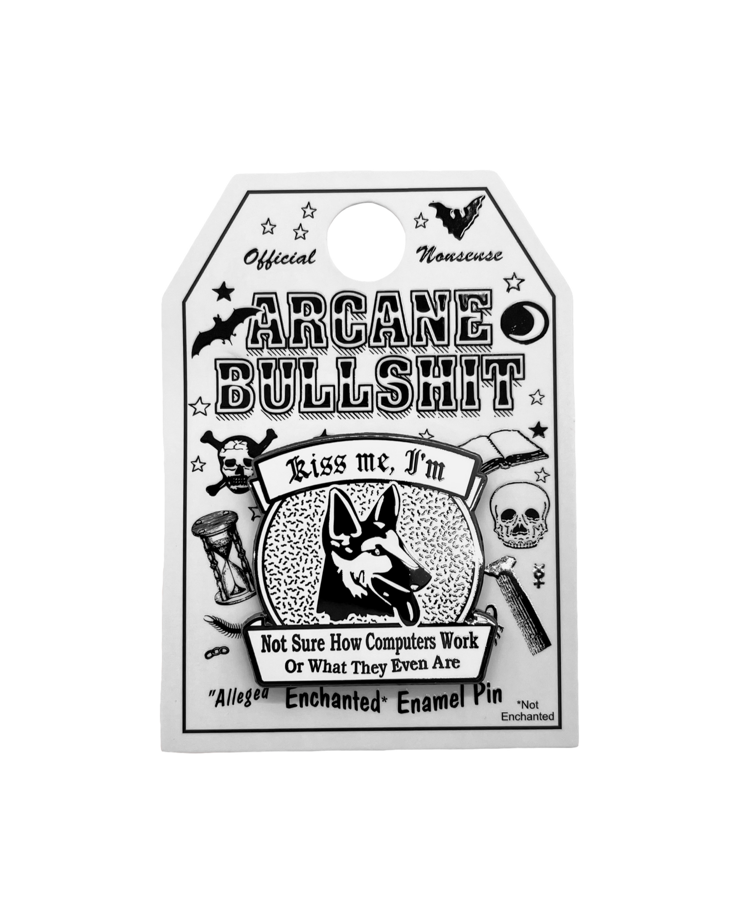 "I Don't Know How Computers Work" Enamel Pin