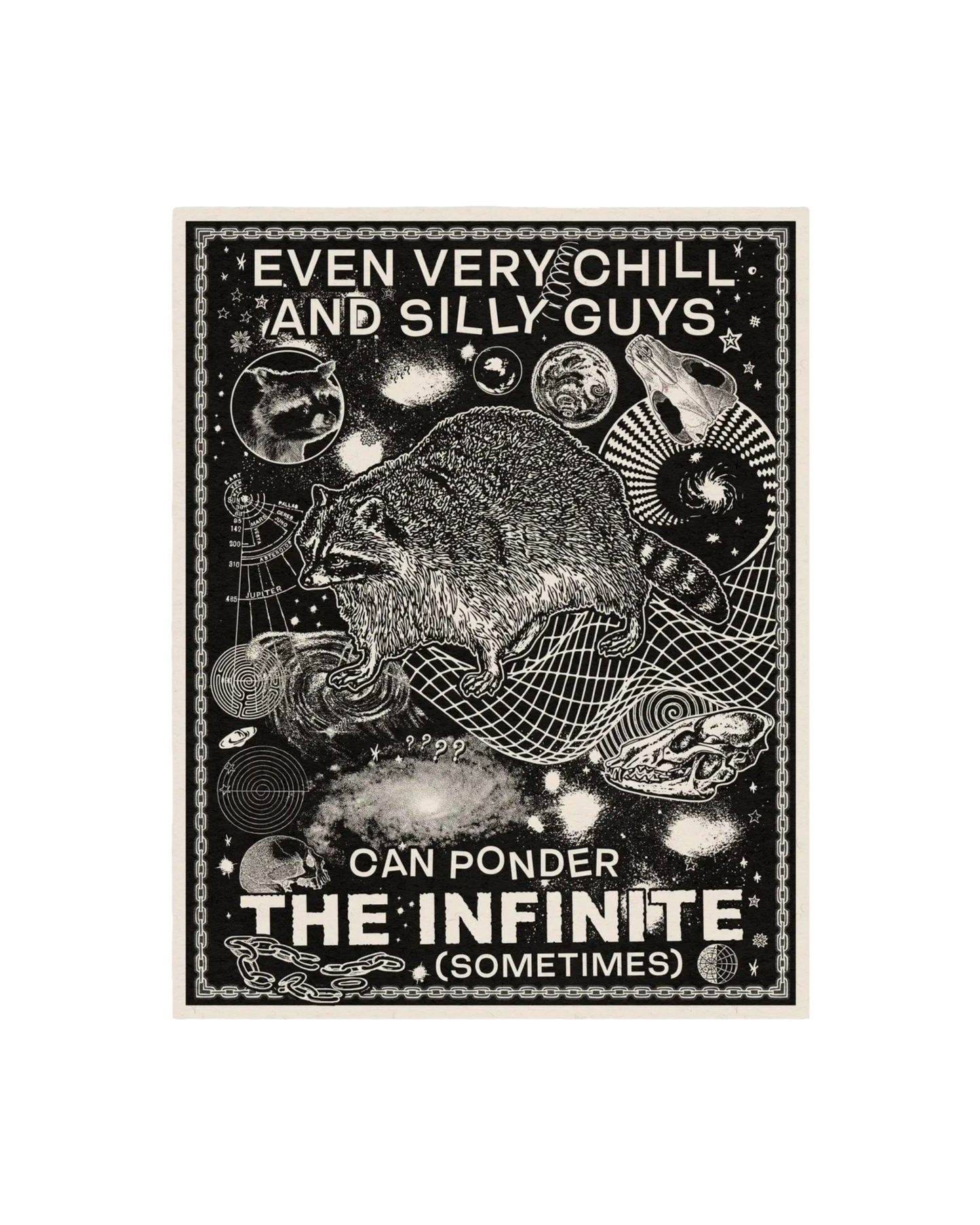 Ponder The Infinite Risograph Print