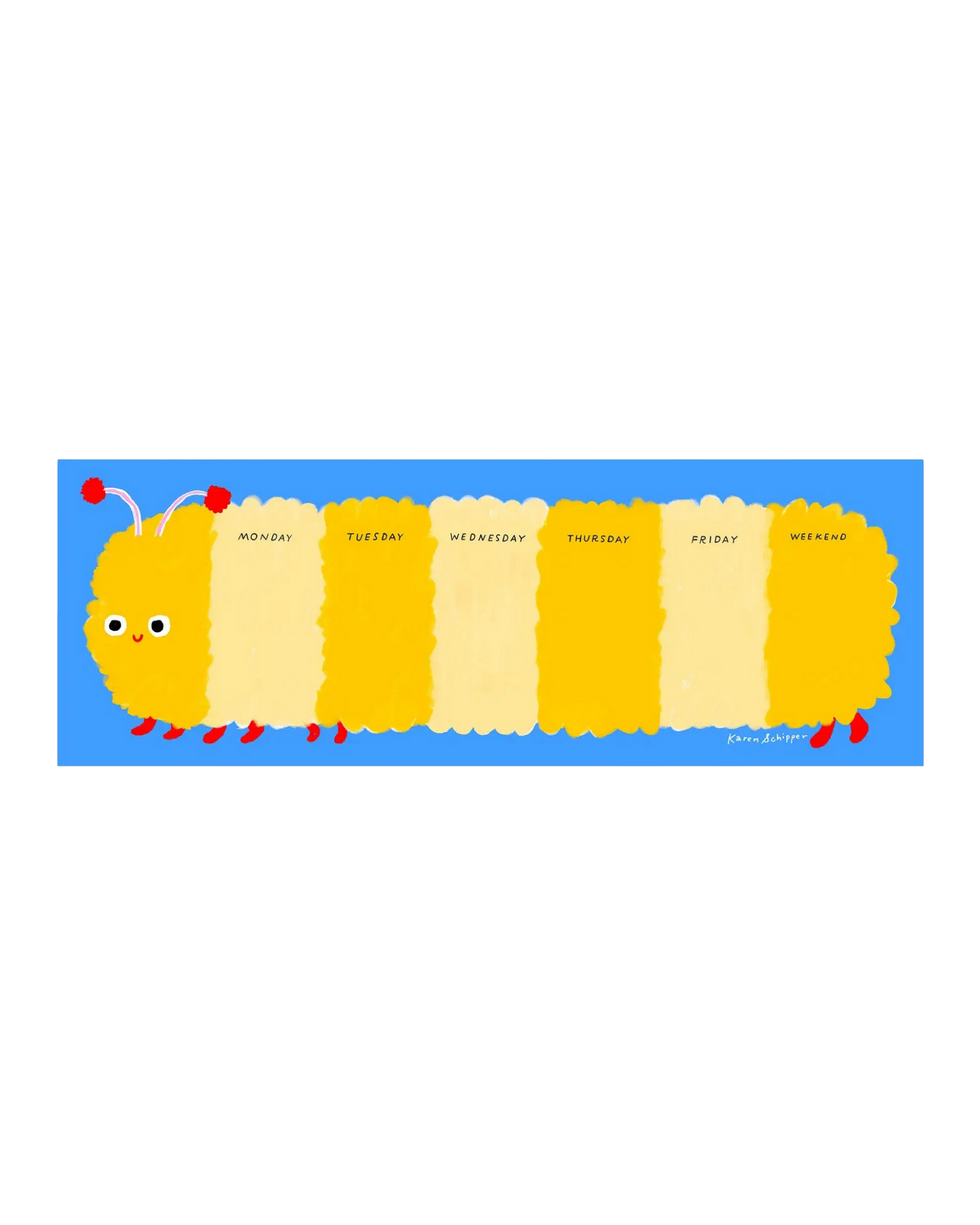 Caterpillar Weekly Desk Planner