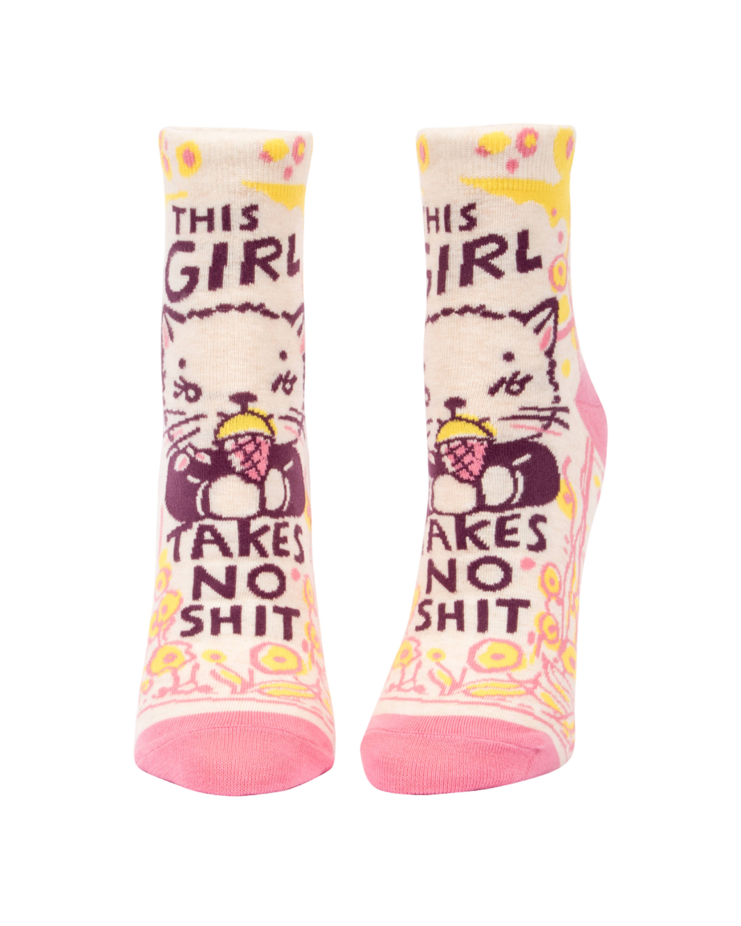 Girl Takes No Shit Ankle Socks