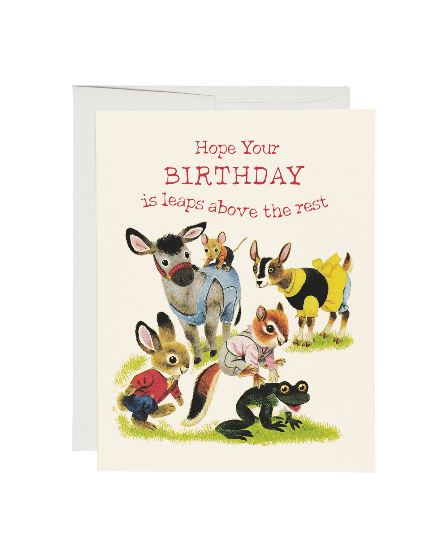 Richard Scarry Leaps Above Card