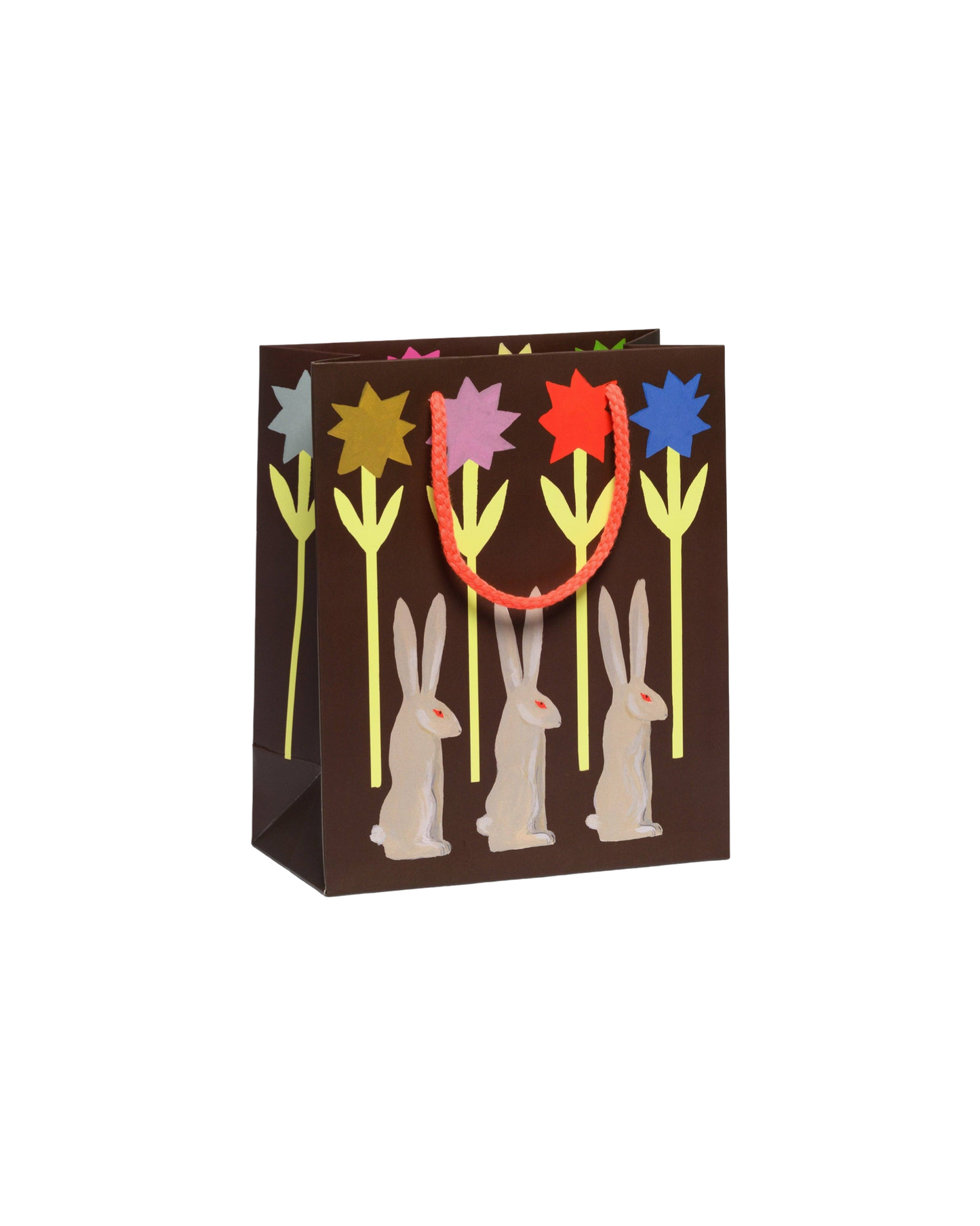 Rabbit and Flowers Gift Bag
