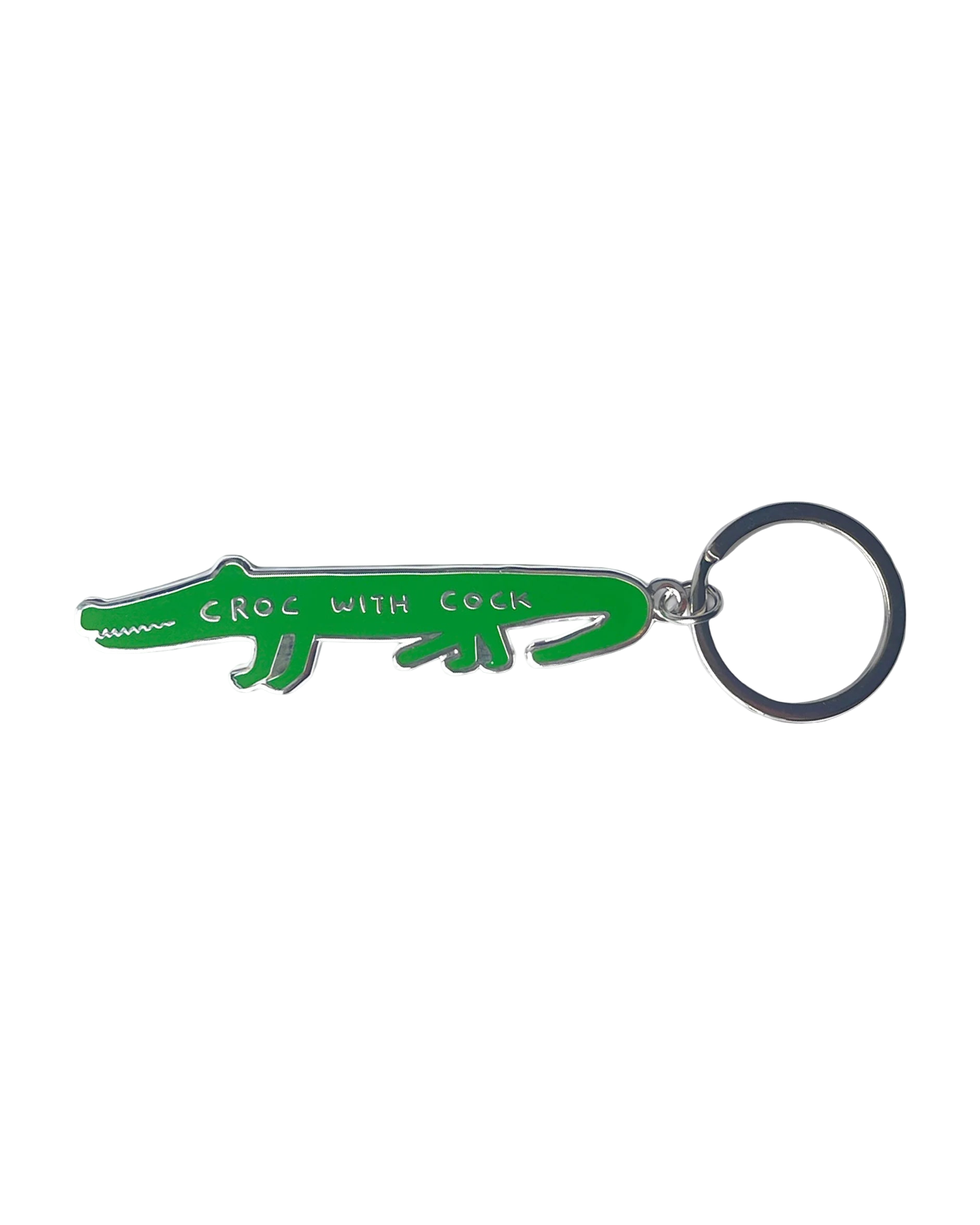 David Shrigley: Crocodile Keyring – Elm