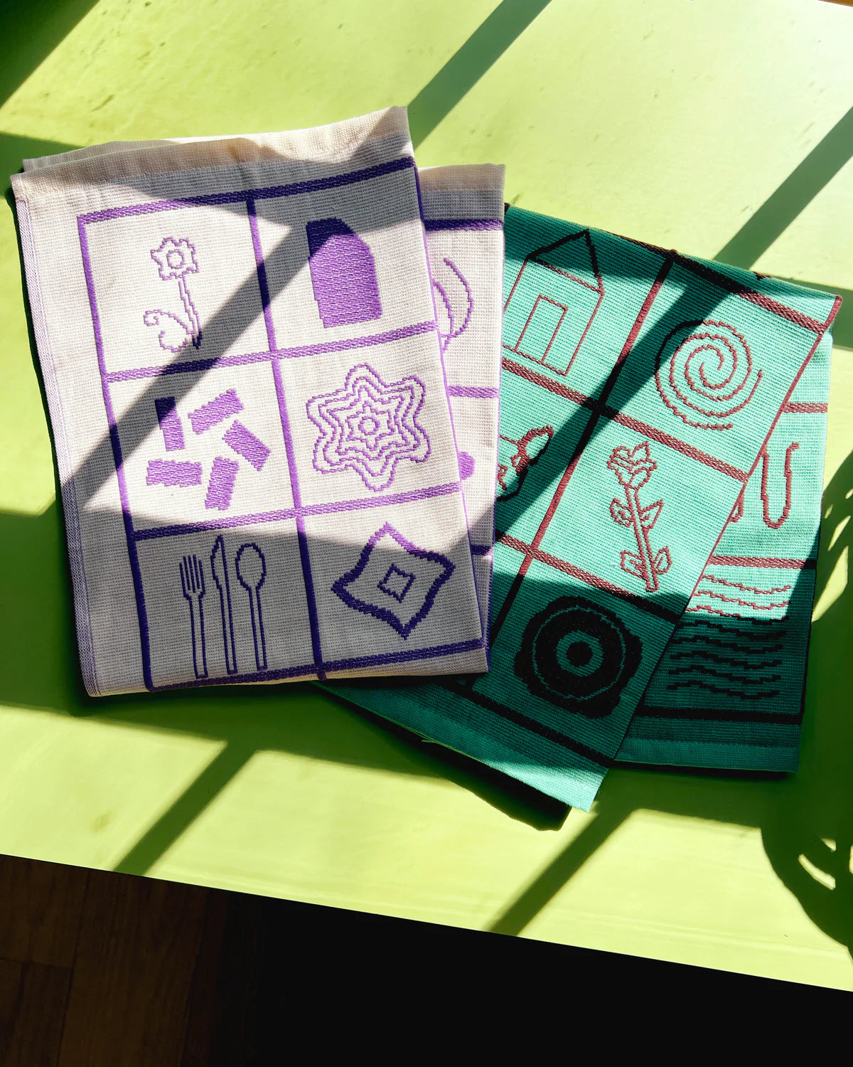 Icon Dish Towels, Set of 2