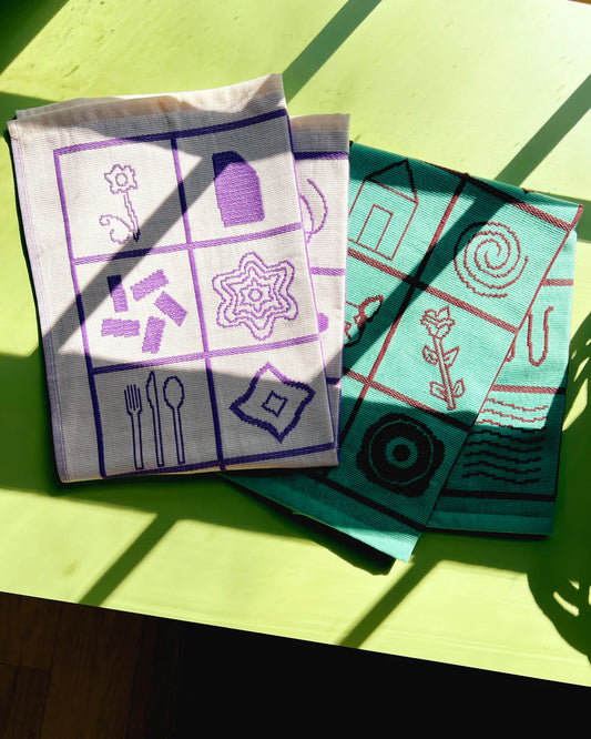 Icon Dish Towels, Set of 2