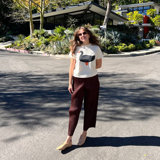 Black Duck Cream Tee