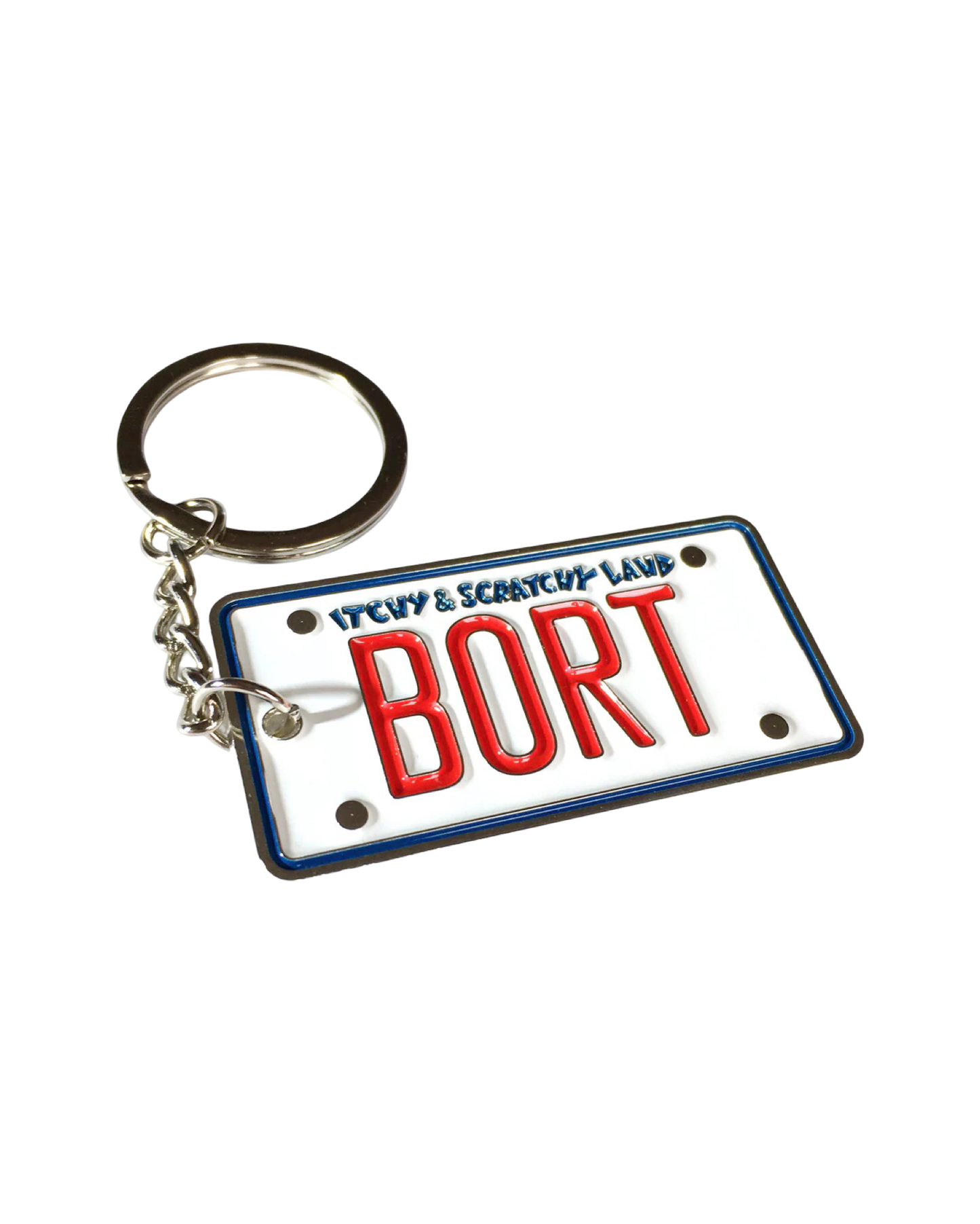 BORT License Plate Keychain