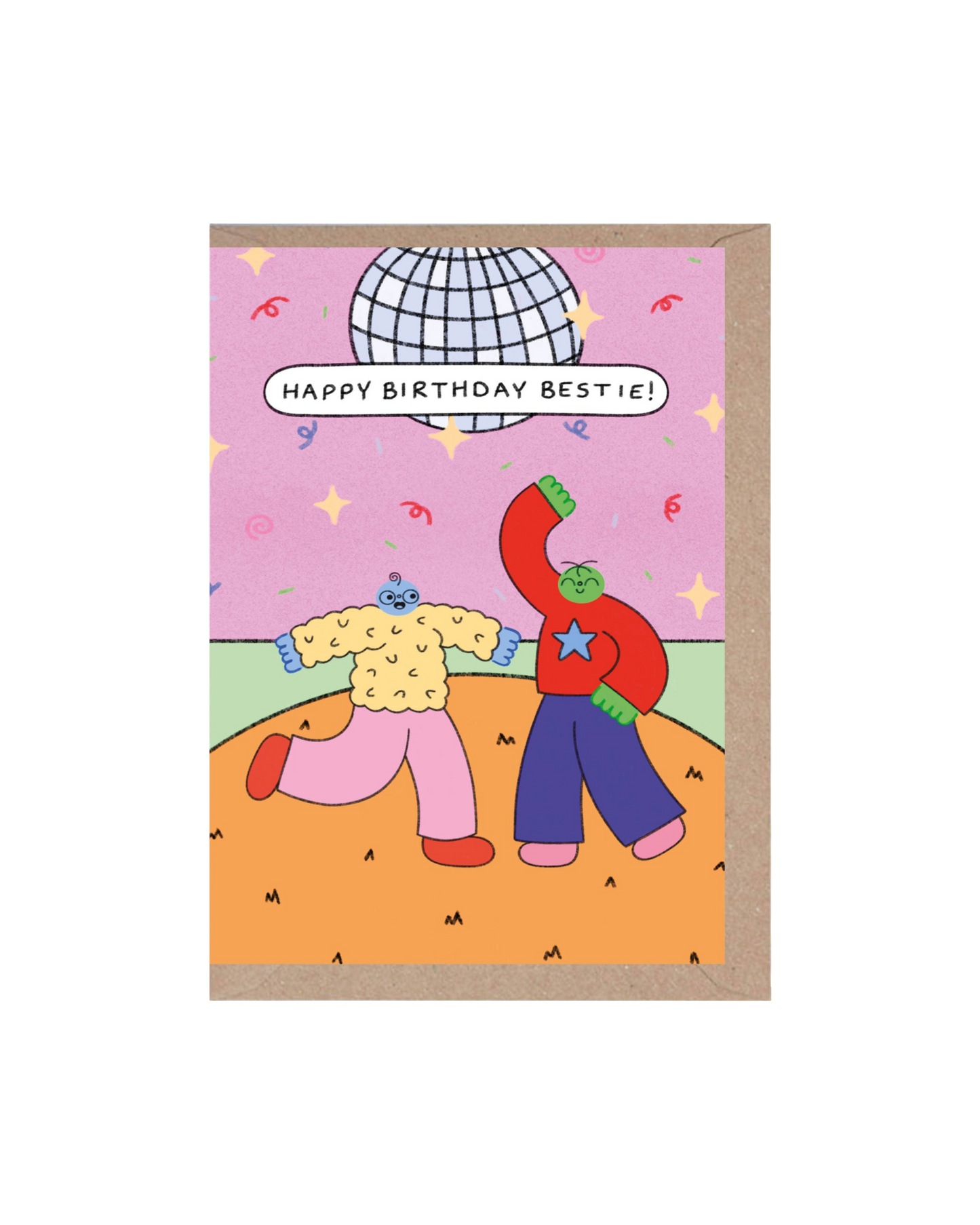 Happy Birthday Bestie Card