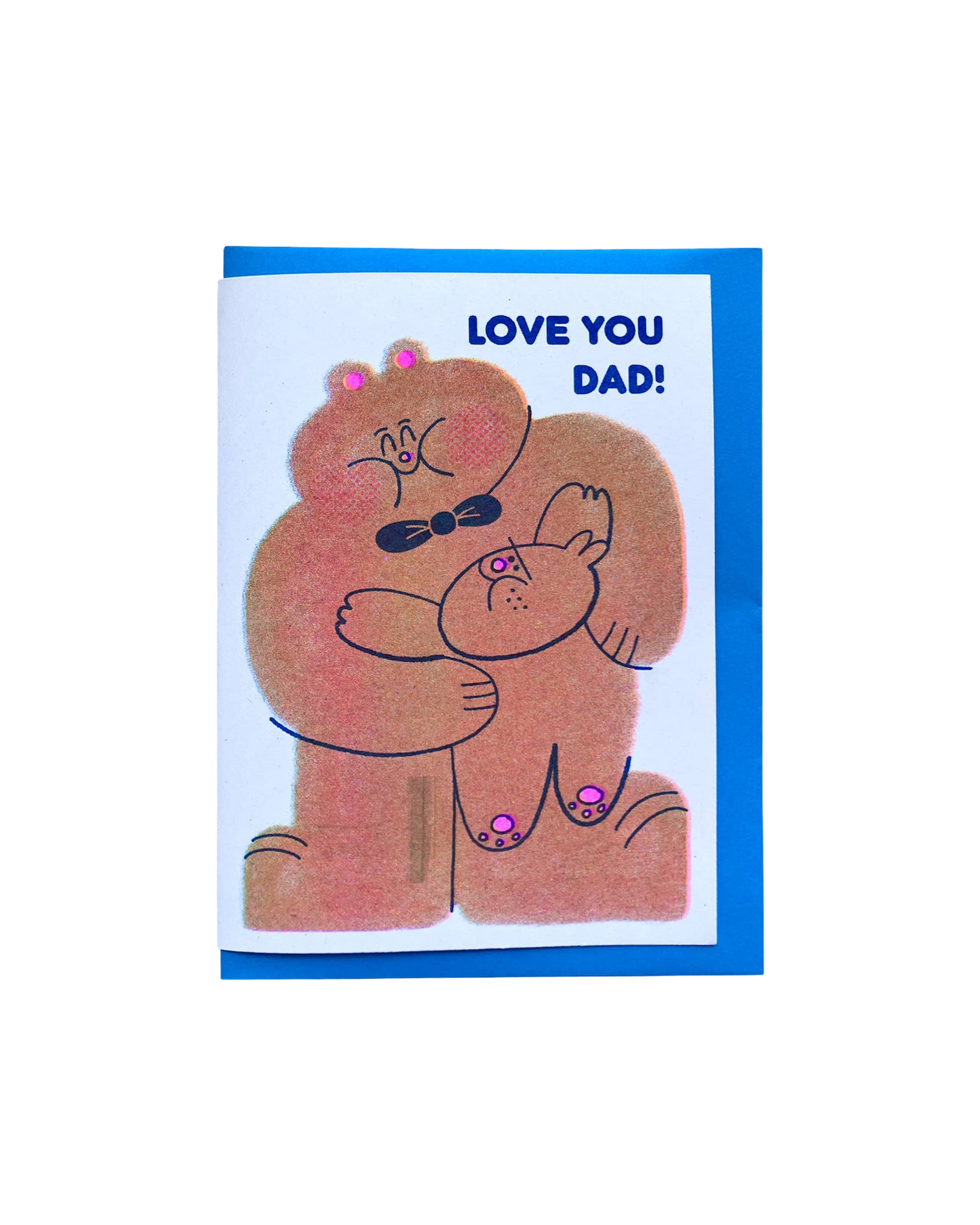 Love You Dad! Riso Card