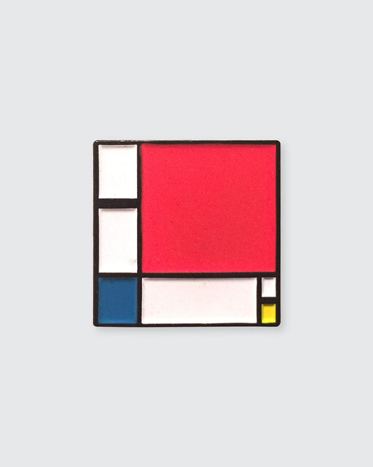 Composition II in Red, Blue, and Yellow • Enamel Pin
