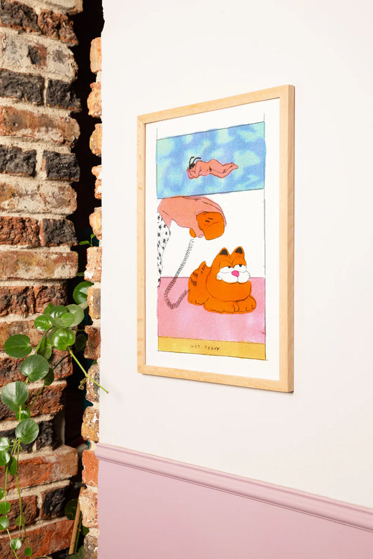 Garfield - Melek Zertal A3 Print