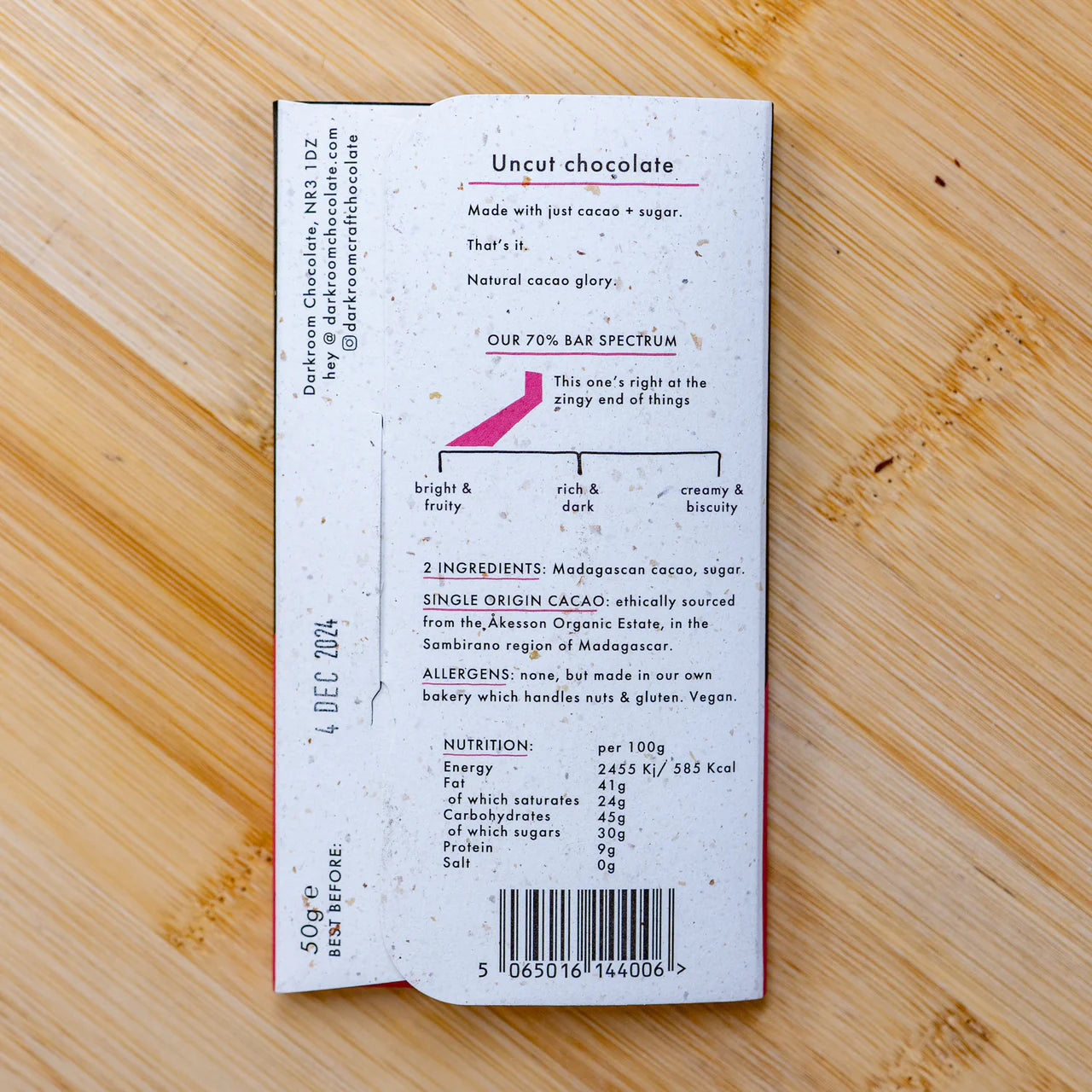 Darkroom 70% Madagascar Chocolate