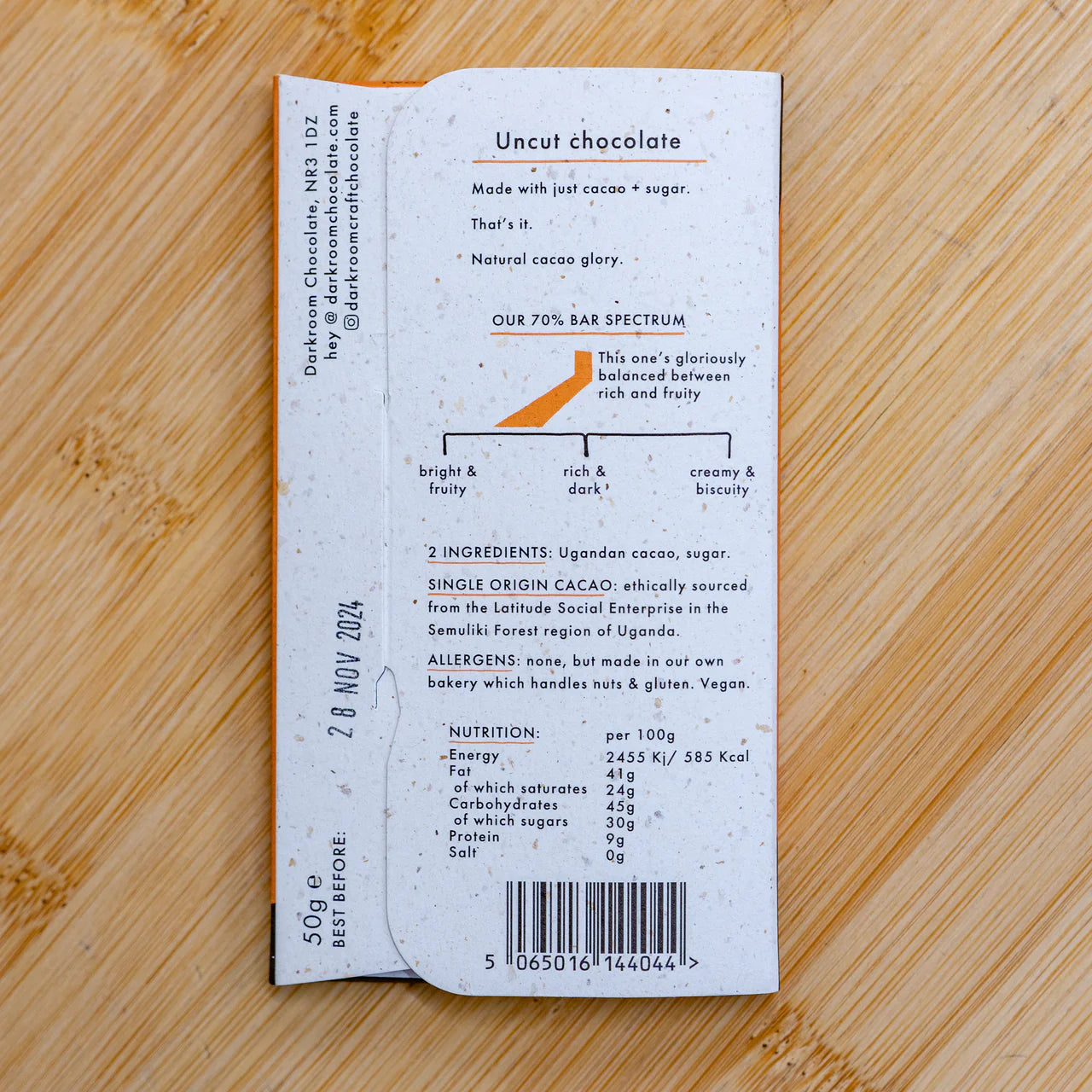 Darkroom 70% Uganda Chocolate