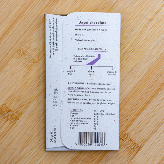 Darkroom 70% Peru Chocolate