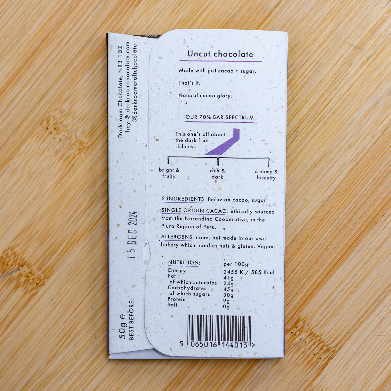 Darkroom 70% Peru Chocolate