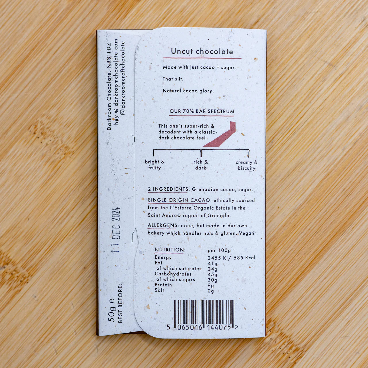 Darkroom 70% Grenada Chocolate