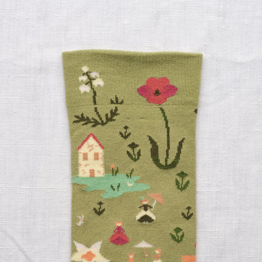 Moss Seedlings Socks