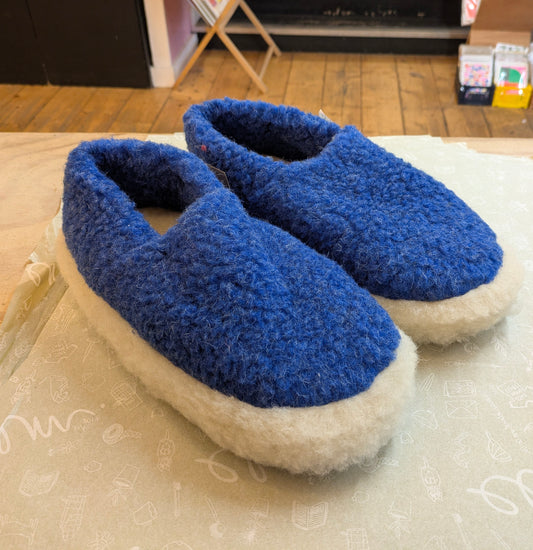 Siberian Slippers - Bright Blue