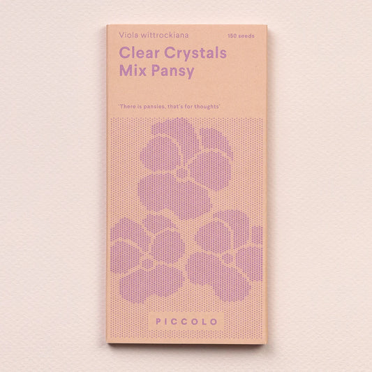 Clear Crystals Mix Pansy Seeds