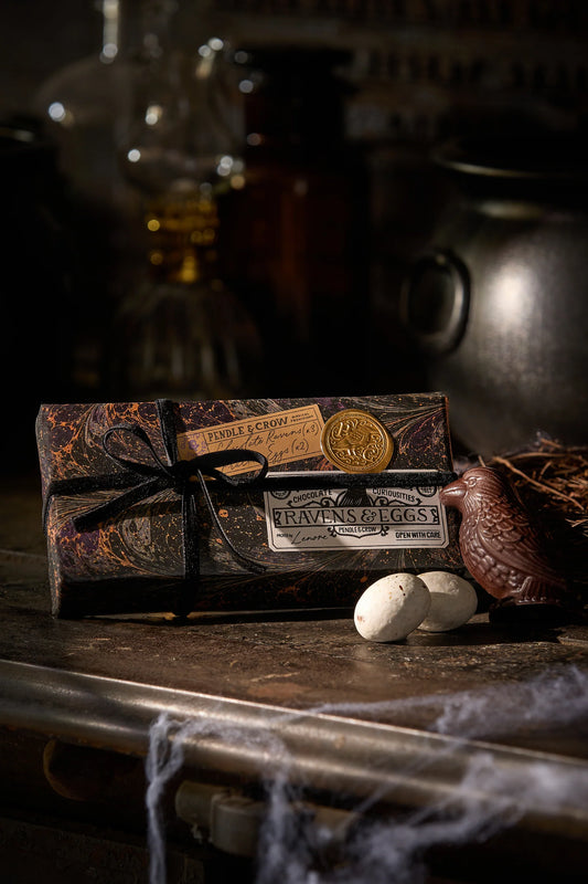 Ravens and Eggs - Salted dark chocolate & Praline eggs