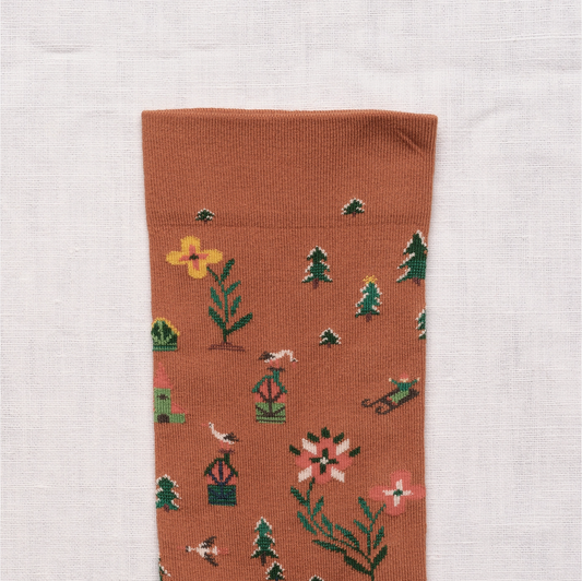 Cinnamon Seeded Socks