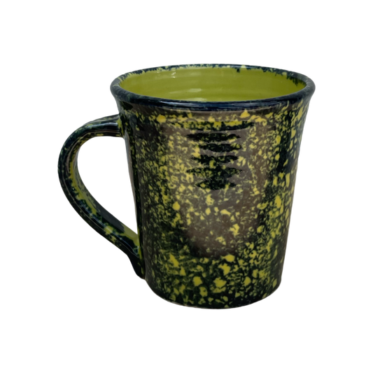Cobalt Sponged Mug - Lime