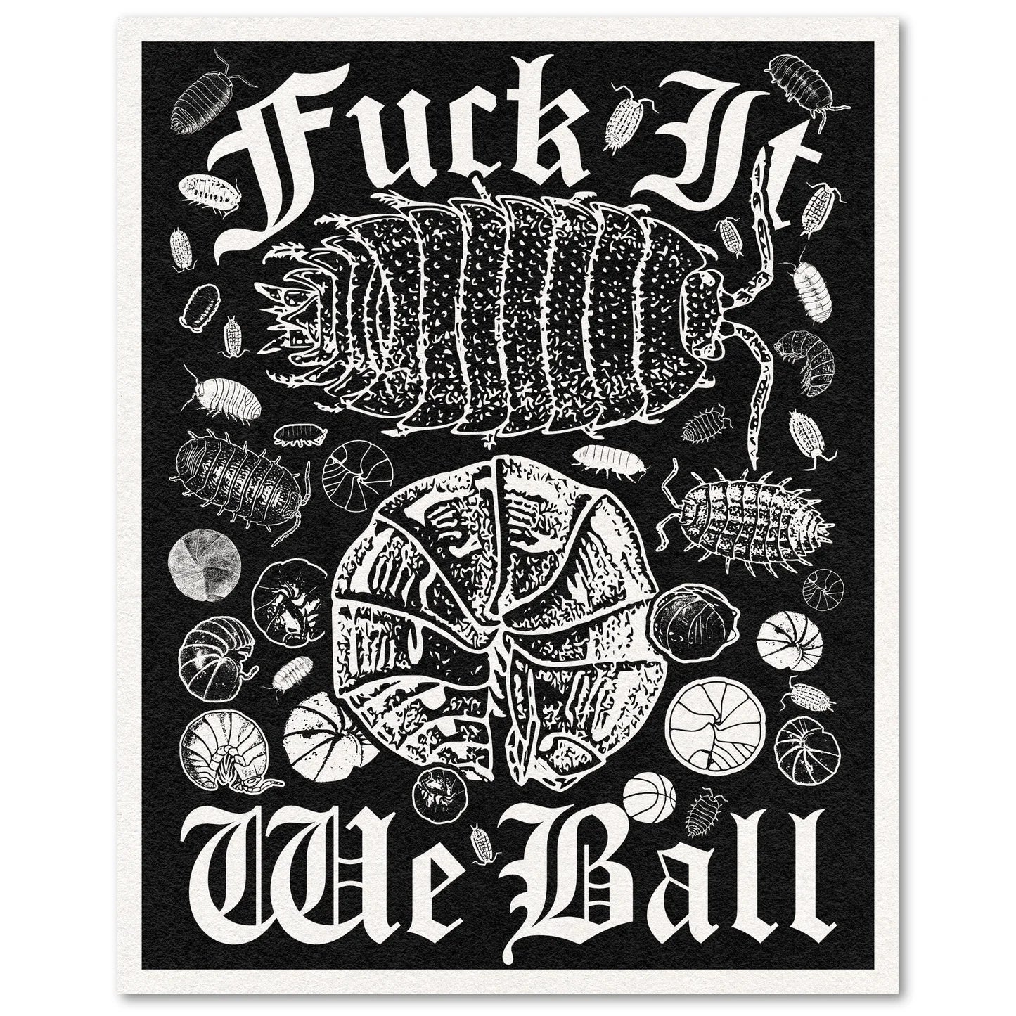 We Ball (Ball so Hard) Risograph Print
