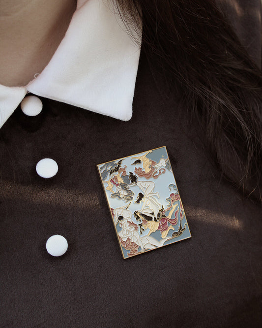 Witches Going to Their Sabbath • Enamel Pin