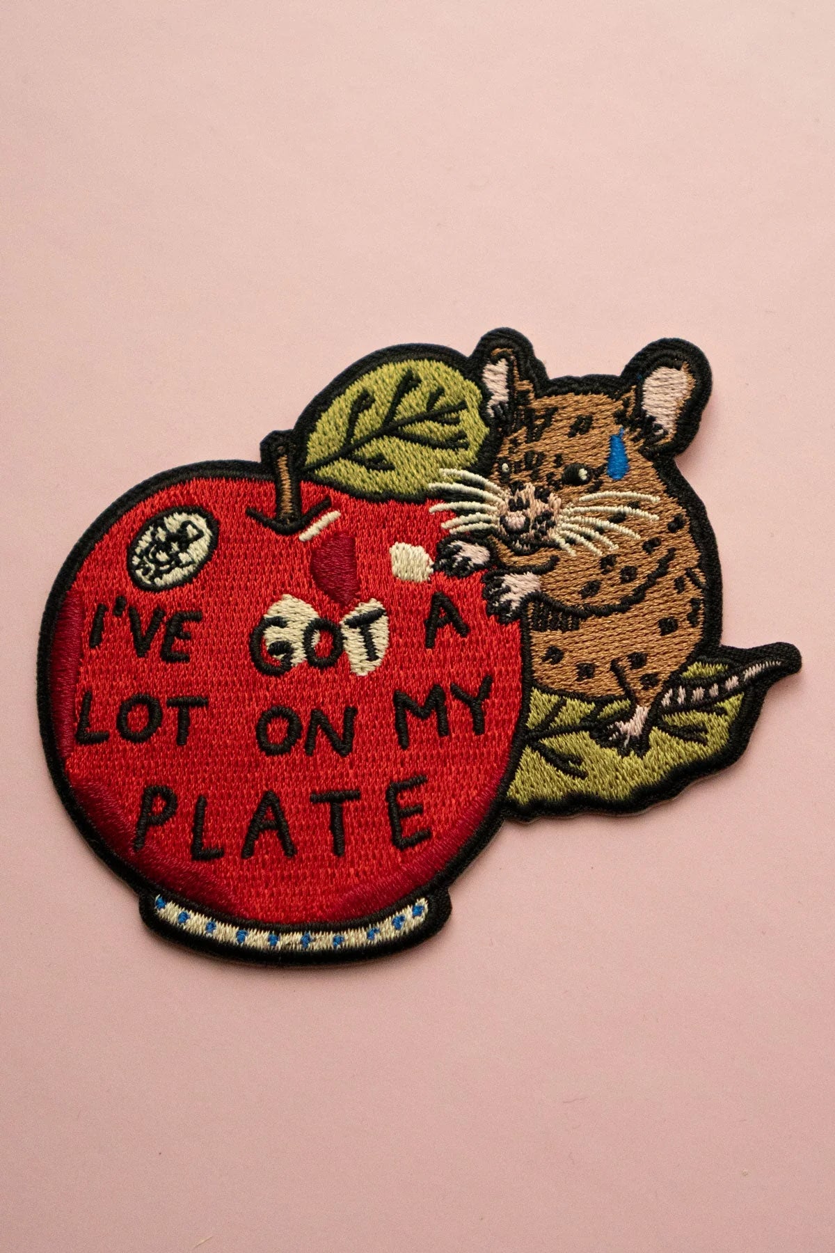 A Lot On My Plate Sticky Patch