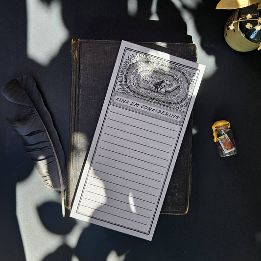 Notepad – Sins I'm Considering