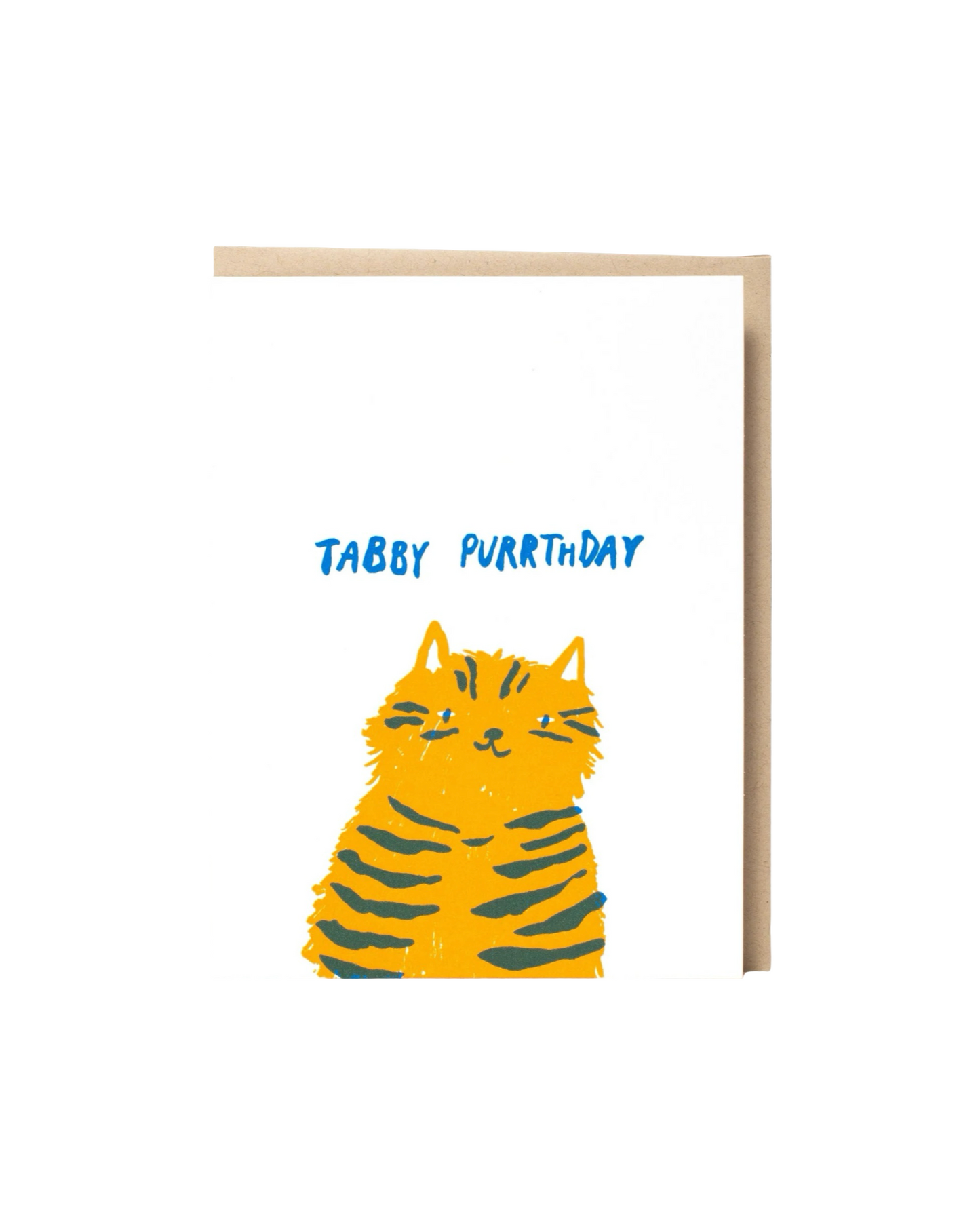 Tabby Birthday Card