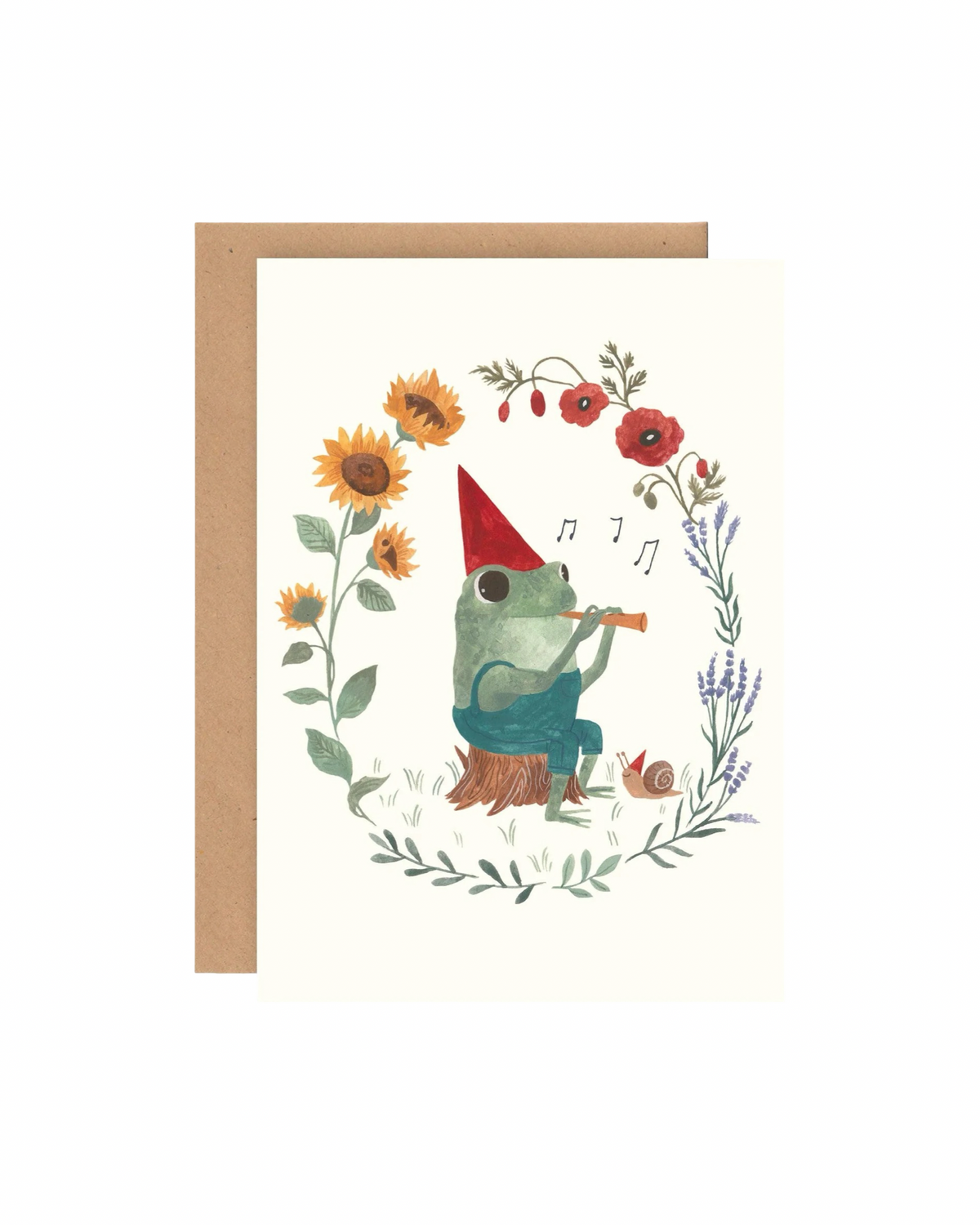 Musician Frog Card