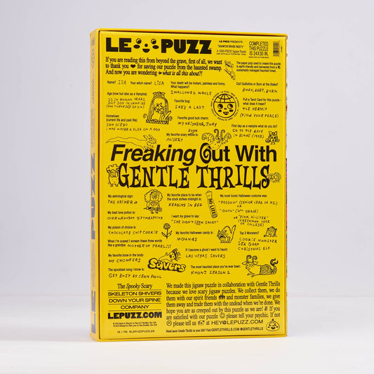 Le Puzz Haunted House Party Jigsaw & Zine **coming soon