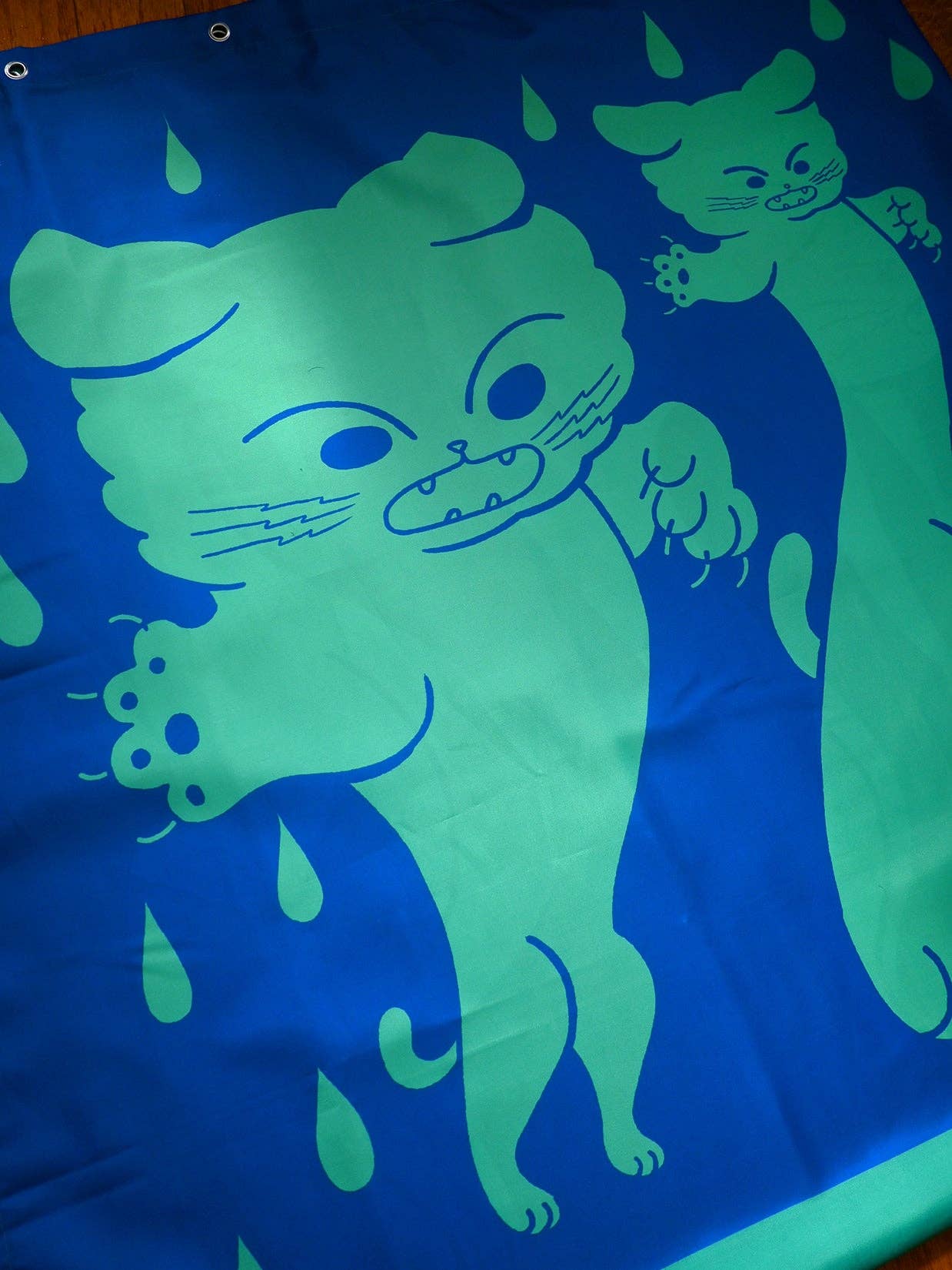 "DRY CATS" Shower curtain