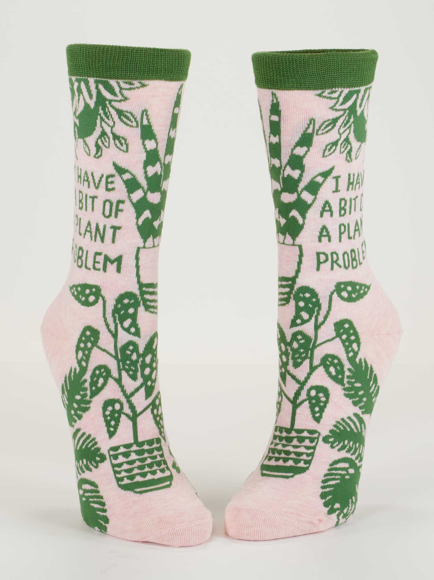 I Have A Bit Of A Plant Problem Women's Crew Socks